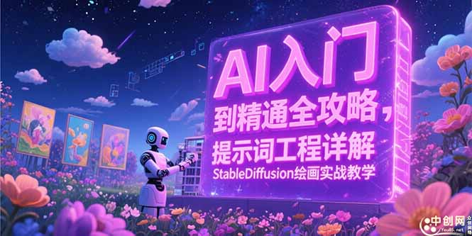 AI入门到精通全攻略，提示词工程详解，StableDiffusion绘画实战教学 - 创享网-创享网