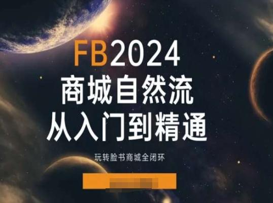2024Faceboo商城自然流(从入门到精通)，玩转脸书商城全闭环 - 创享网-创享网