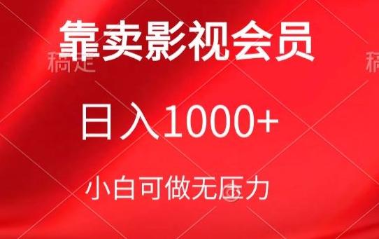 靠卖影视会员，日入1000+，落地保姆级教程，新手可学【揭秘】 - 创享网-创享网