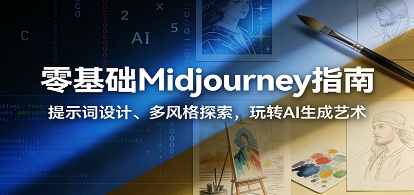 图片[1]-零基础Midjourney指南：提示词设计、多风格探索，玩转AI生成艺术 - 创享网-创享网