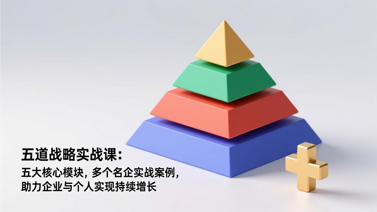 五道战略实战课：五大核心模块，多个名企实战案例，助力企业与个人实现持续增长-创享网
