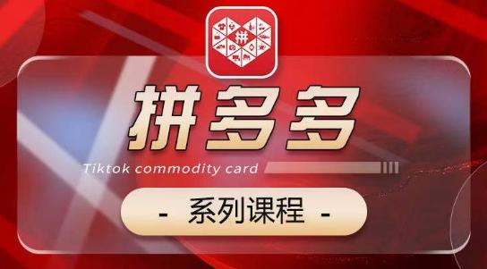 2024拼多多系列课，【基础】【运营】【活动】【推广】【玩法】5大模块 - 创享网-创享网