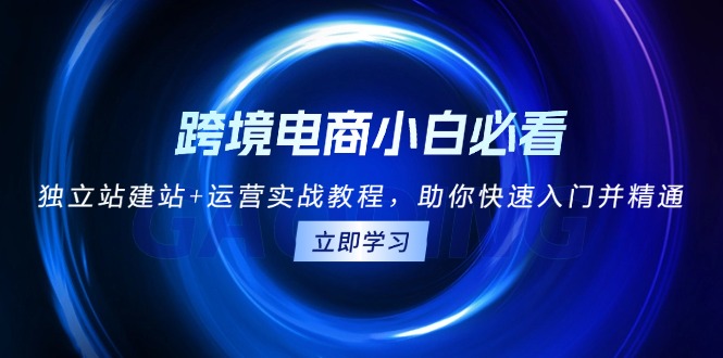 跨境电商小白必看！独立站建站+运营实战教程，助你快速入门并精通 - 创享网-创享网