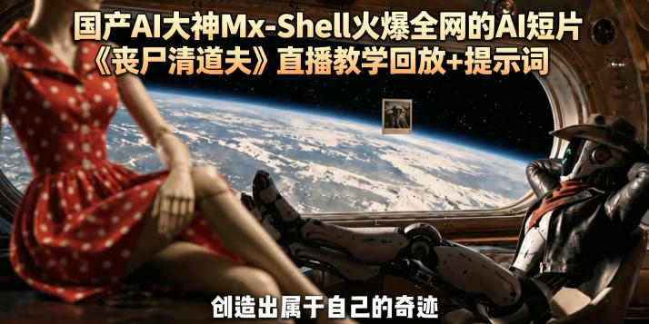 国产AI大神Mx-Shell火爆全网的AI短片《丧尸清道夫》直播教学回放+提示词-创享网
