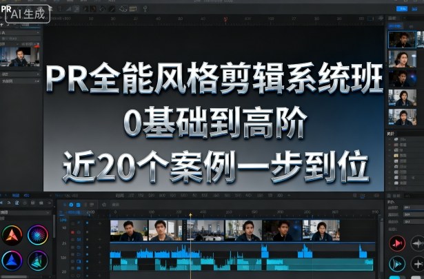 PR全能风格剪辑系统班,0基础到高阶,近20个案例一步到位-创享网