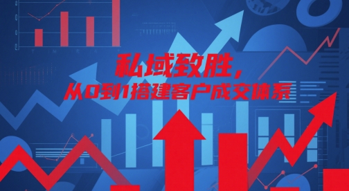 私域致胜，从0到1搭建客户成交体系 - 创享网-创享网