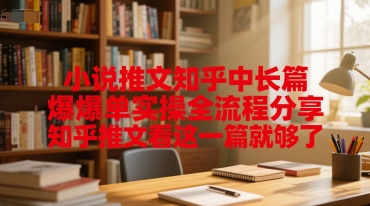 小说推文知乎中长篇爆单实操全流程分享，知乎推文看这一篇就够了 - 创享网-创享网
