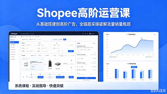 Shopee高阶运营课-2026年5月更新，从基础搭建到高阶广告，全链路实操破解流量销量瓶颈 - 创享网-创享网