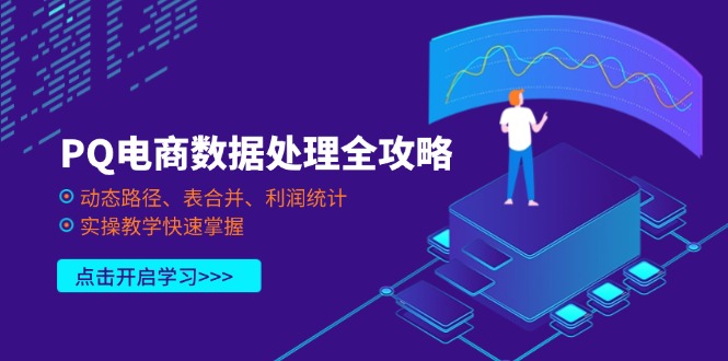 PQ电商数据处理全攻略，动态路径、表合并、利润统计，实操教学快速掌握 - 创享网-创享网