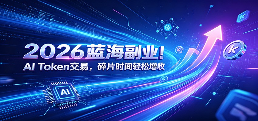 2026蓝海副业！AI Token交易，碎片时间轻松增收-创享网