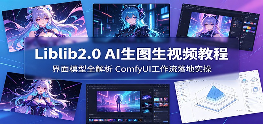Liblib2.0 AI生图生视频教程：界面模型全解析，ComfyUI工作流落地实操-创享网