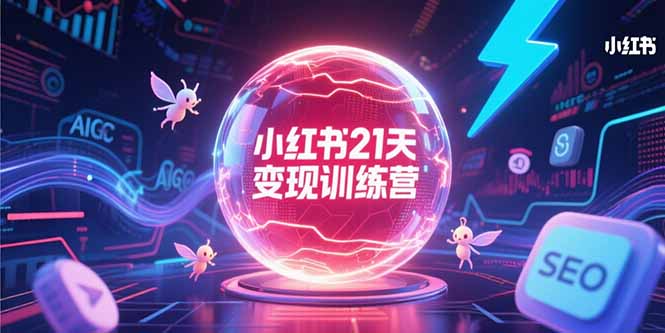 小红书21天变现训练营，AIGC工具高效应用，SEO优化核心技巧 - 创享网-创享网