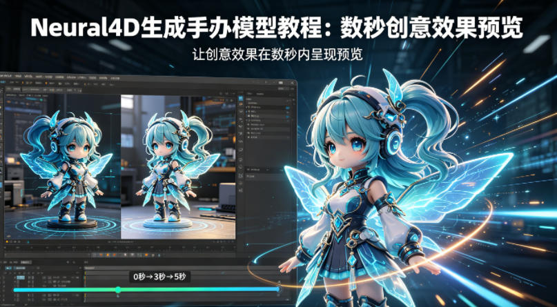 Neural4D生成手办模型教程，让创意效果在数秒内呈现预览 - 创享网-创享网