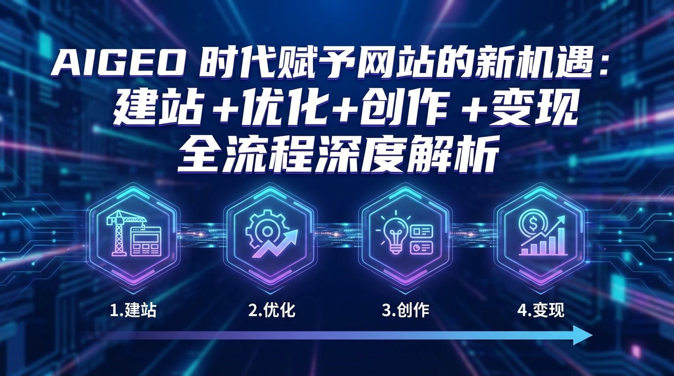 AIGEO+时代赋予网站的新机遇：建站+优化+创作+变现+全流程深度解析 - 创享网-创享网