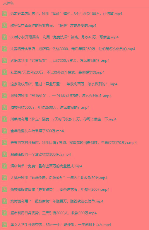 图片[5]-(9607期)真实有效391套商业模式，年入几十到几百万案例解析(电子书+视频+图文) - 创享网-创享网