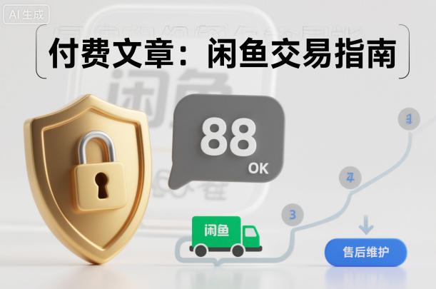 付费文章:闲鱼交易指南,怎么才能降低被坑被马扁的概率-创享网