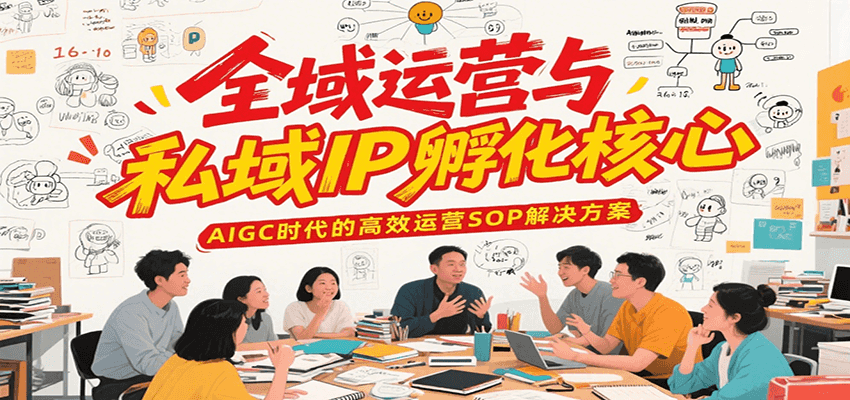 全域运营与私域IP孵化核心，AIGC时代的高效运营SOP解决方案 - 创享网-创享网