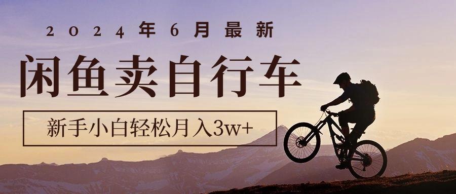 2024年6月最新闲鱼卖自行车，新手小白轻松月入3w+项目 - 创享网-创享网