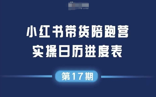 小红书第17期带货陪跑营，不囤货，无不直播，无不投流，通过选品+笔记内容+测品+笔记铺量+矩阵运营打爆款 - 创享网-创享网
