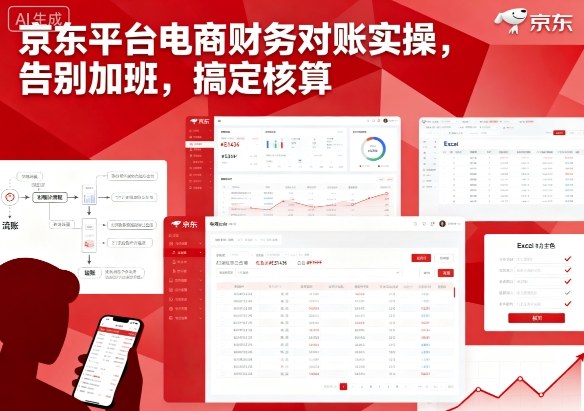 京东平台电商财务对账实操，告别加班，搞定核算 - 创享网-创享网
