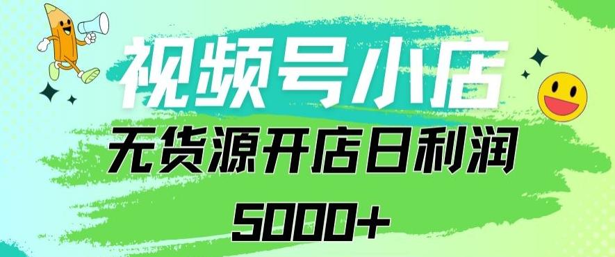 视频号无货源小店从0到1日订单量千单以上纯利润稳稳5000+【揭秘】 - 创享网-创享网
