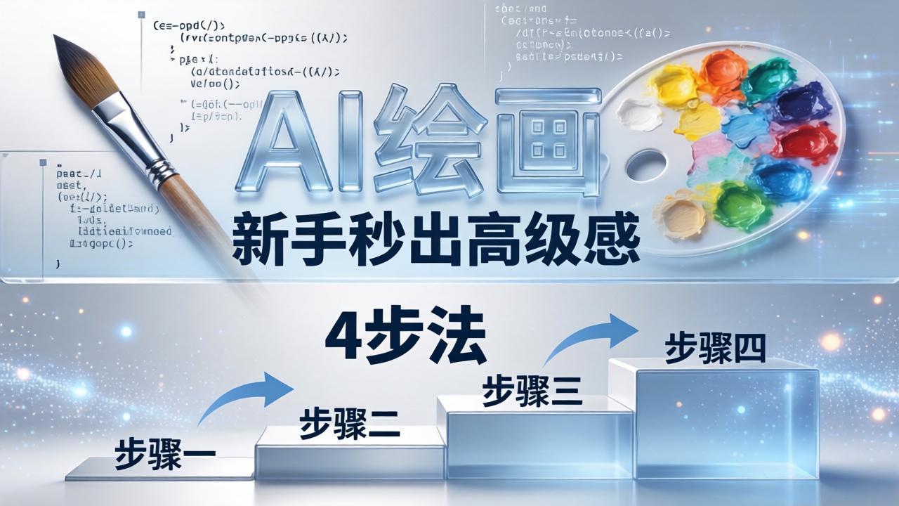 AI绘画入门别再硬磕了！即梦4步法：万能提示词公式+BRTR框架，新手秒出高级感-创享网