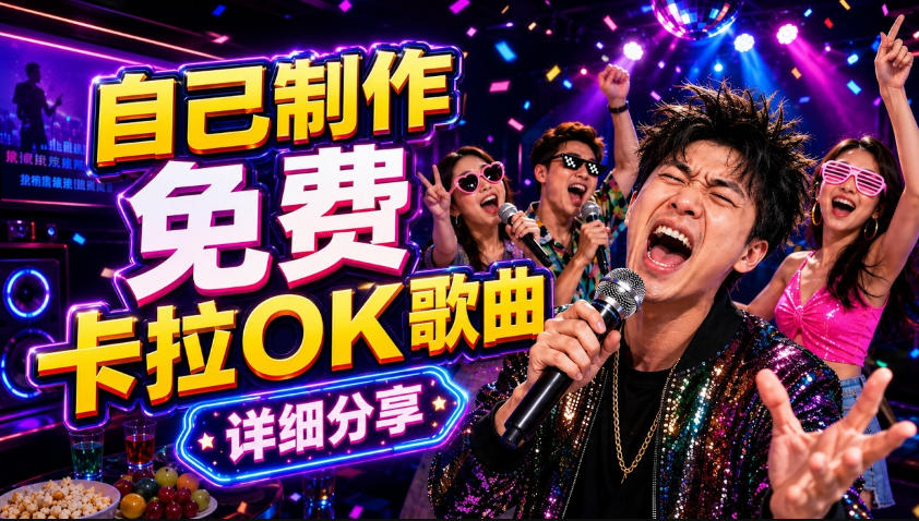 零基础AI制作免费卡拉OK视频教程，从歌曲生成、音轨分离到字幕制作、视频导出，手把手教学 - 创享网-创享网