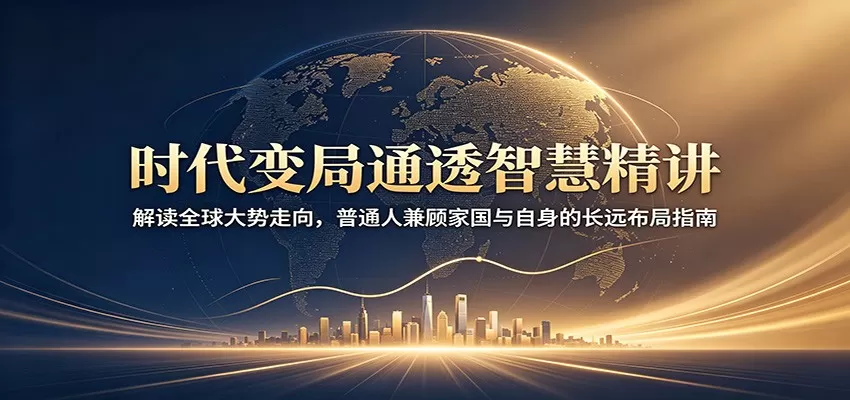 时代变局通透智慧精讲｜看懂全球大势，普通人安稳立足、顺势布局的底层心法-创享网