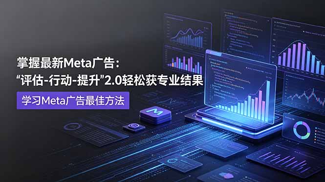 掌握最新的Meta广告，通过“评估-行动-提升”2.0版本轻松获得专业级结果。学习目前学习Meta广告的最佳方法 - 创享网-创享网