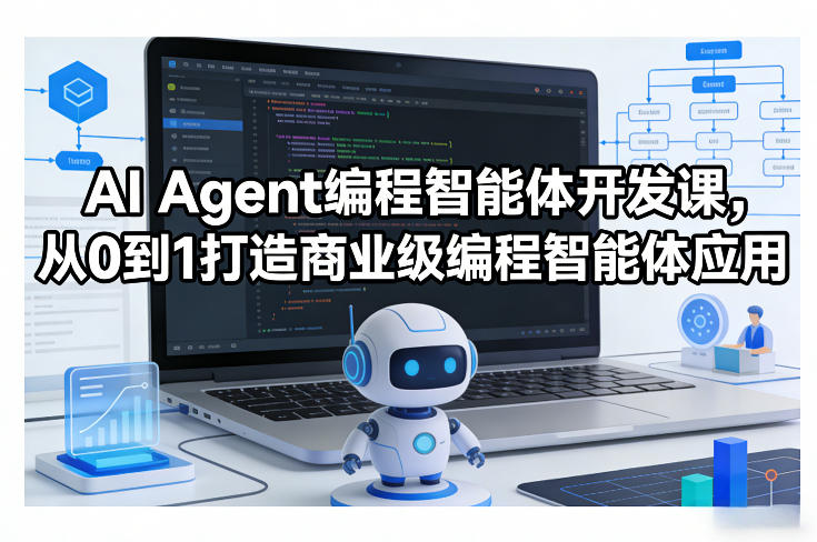 AI Agent编程智能体开发课，从0到1打造商业级编程智能体应用 - 创享网-创享网