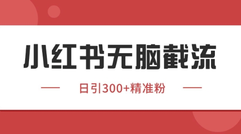 小红书只要你有同行就能获客，独家野路子获客玩法，暴力截流【揭秘】 - 创享网-创享网