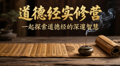 道德经实修营，一起探索道德经的深邃智慧 - 创享网-创享网
