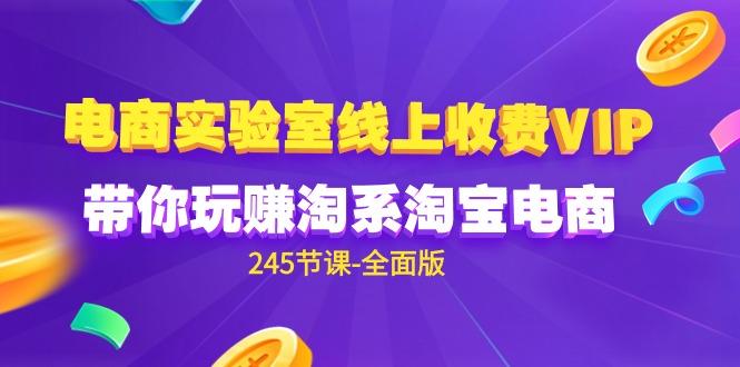 (9859期)电商-实验室 线上收费VIP，带你玩赚淘系淘宝电商(245节课-全面版) - 创享网-创享网
