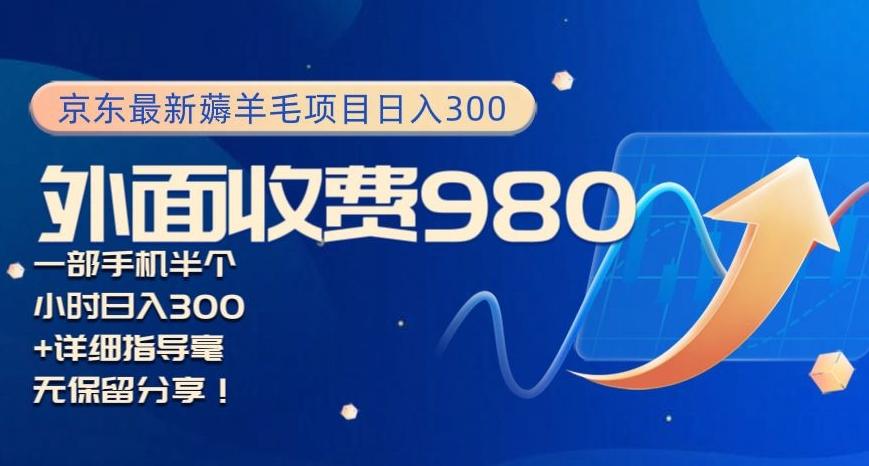 京东最新薅羊毛项目小白怎么做到日入300+一部手机半小时搞定 - 创享网-创享网