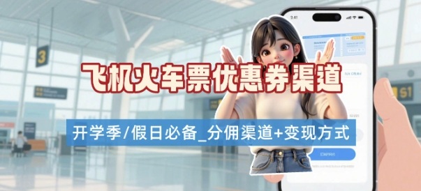 学生党必看！机票火车票优惠券申请渠道 + 项目打法，开学季节日速存 - 创享网-创享网