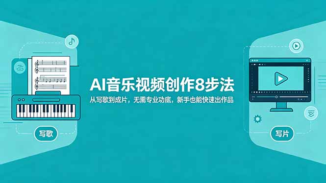 AI音乐视频创作8步法：从写歌到成片，无需专业功底，新手也能快速出作品-创享网