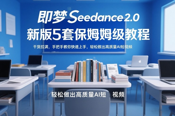 即梦Seedance2.0新版5套保姆级教程，干货拉满，手把手教你快速上手，轻松做出高质量AI短视频-创享网