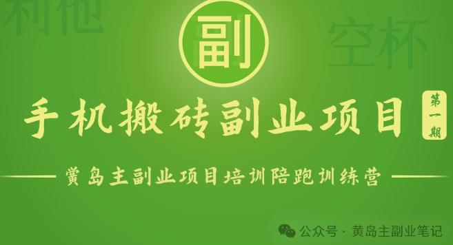 手机搬砖小副业项目训练营1.0，实测1小时收益50+，一部手机轻松日入100+ - 创享网-创享网