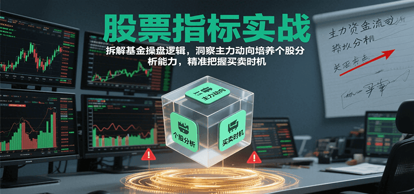 股票指标实战，基金操盘逻辑拆解，洞察主力动向培养个股分析能力把握买卖时机(更新) - 创享网-创享网