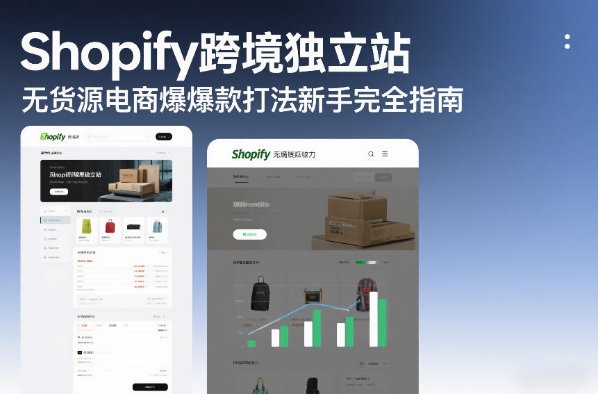 Shopify跨境独立站无货源电商爆款打法新手完全指南 - 创享网-创享网