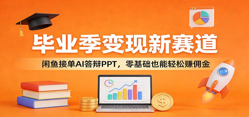 毕业季变现新赛道：闲鱼接单AI答辩PPT，零基础也能轻松赚佣金 - 创享网-创享网