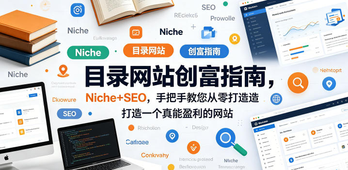 目录网站创富指南，Niche+SEO，手把手教您从零打造打造一个真能盈利的网站【原创双语字幕】 - 创享网-创享网