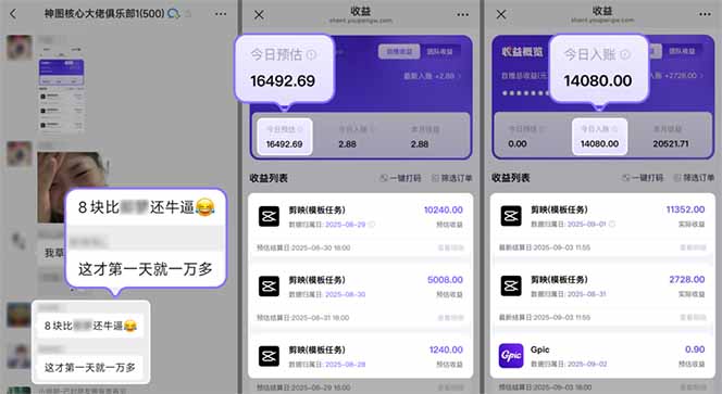 国庆流量风口！剪映小白吃红利：0基础几分钟一条，拉新收益暴涨400%，… - 创享网-创享网