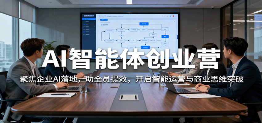 AI智能体创业营:聚焦企业AI落地,助全员提效,开启智能运营与商业思维突破-创享网