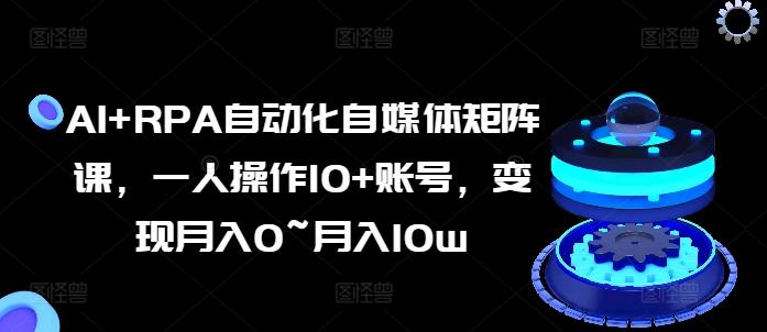 AI+RPA自动化自媒体矩阵课，一人操作10+账号，变现月入0~月入10w - 创享网-创享网