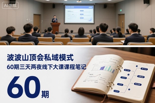 波波山顶会私域模式60期三天两夜线下大课课程笔记(文档)-创享网