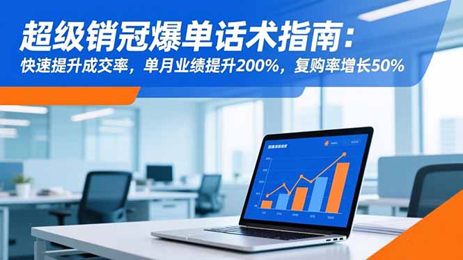 超级销冠爆单话术指南：快速提升成交率，单月业绩提升200%，复购率增长50%-创享网