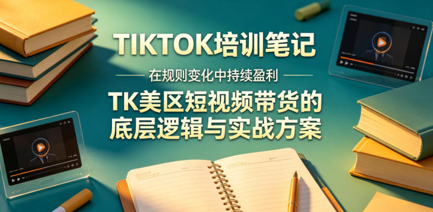 视界跨境TIKTOK4月17培训笔记，在规则变化中持续盈利，TK美区短视频带货的底层逻辑与实战方案【文档】-创享网