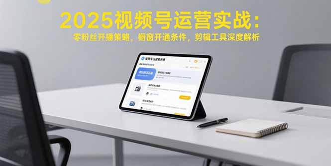 2025视频号运营实战：零粉丝开播策略，橱窗开通条件，剪辑工具深度解析 - 创享网-创享网