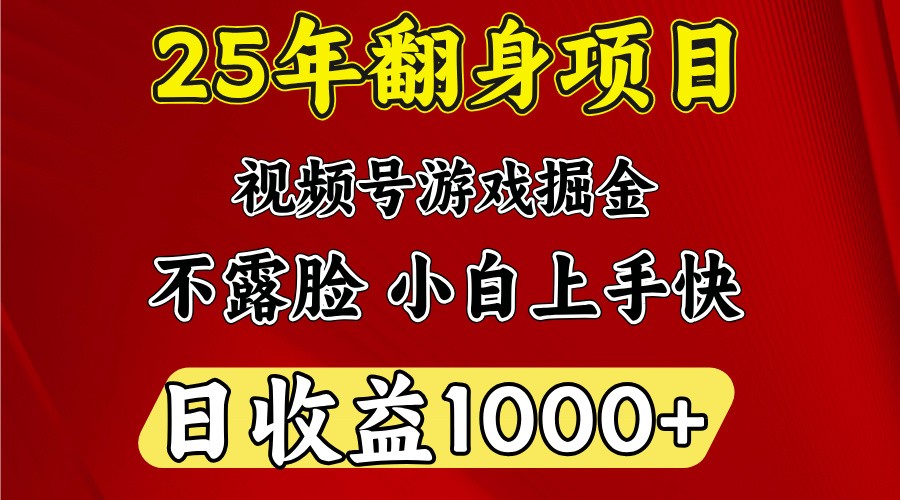 一天收益1000+ 25年开年落地好项目 - 创享网-创享网